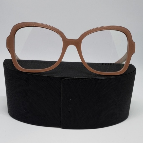 Prada RX New Authentic Eyeglasses (Beige) - Picture 6 of 8